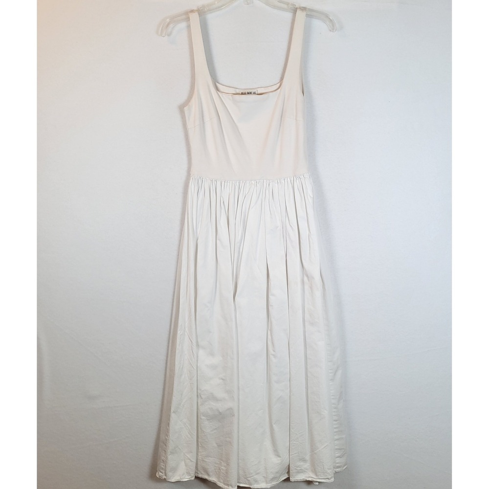 Rue Sophie Womens Eli Tank Midi Summer Size Small White Bride Summer Minimalist